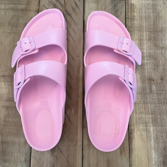 Woman’s Birkenstock Arizona EVA Slide Sandal- Fondant Pink - Picture 3 of 8
